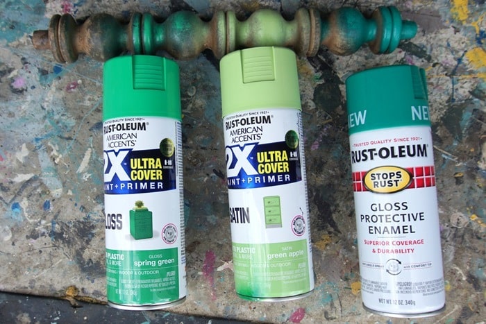 rustoleum shades of green spray paint