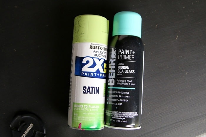 spray paint thrift store decor
