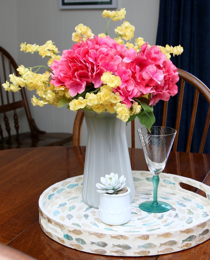diy frosted vase