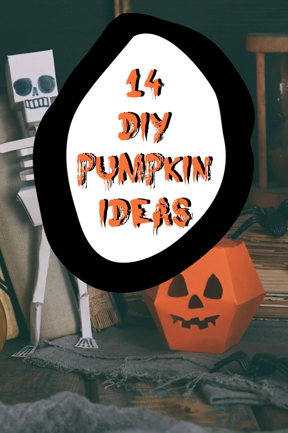 how to make pumpkins from repurposed items
