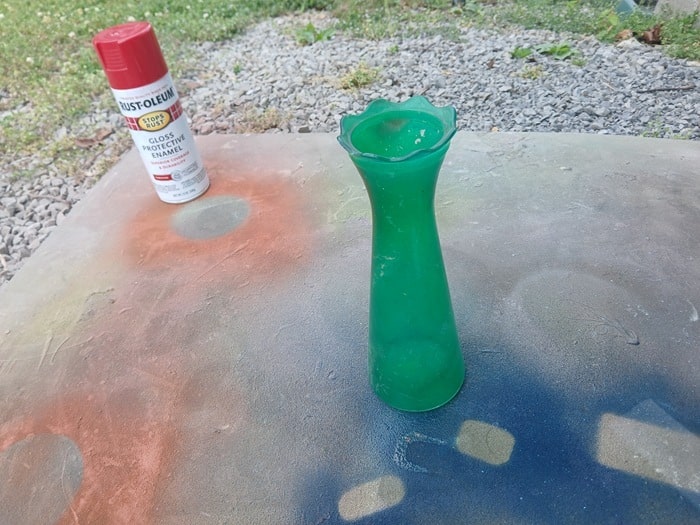 how to paint thrift store vases