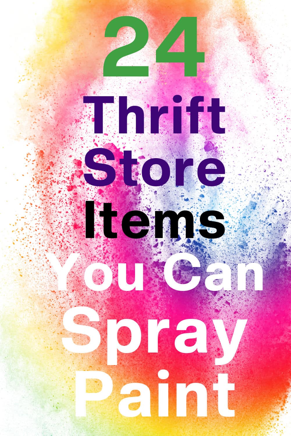24 thrift store items you can spray paint