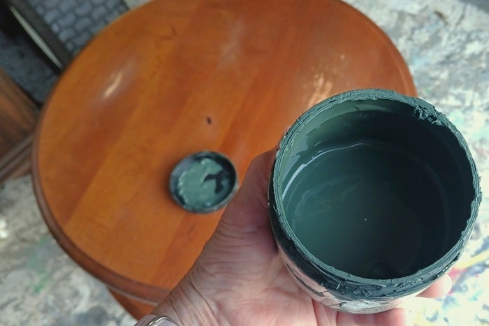 Dixie Belle Paint color is Arcadia 