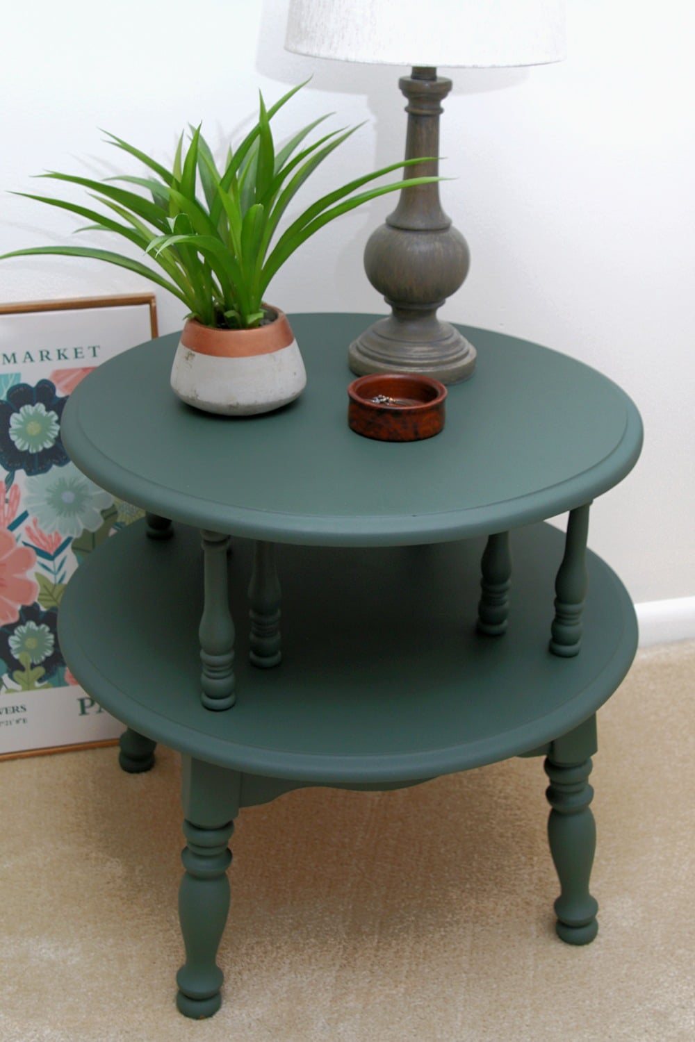 Mid-century-modern-table-painted-with-Dixie-Belle-Acadia-paint-color.jpg