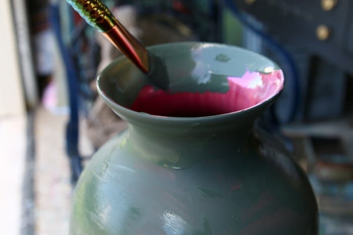 how to brush paint a ginger jar (2)