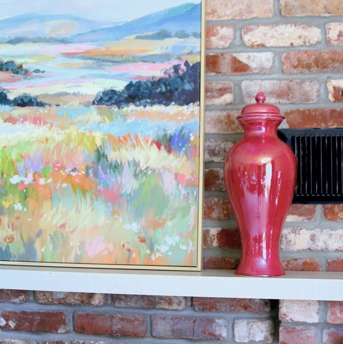 how to easily paint a ginger jar with Dixie Belle Paint