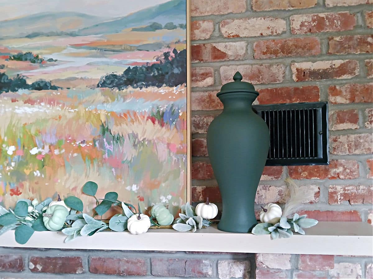 how to paint an old ginger jar