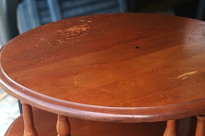 tabletop damage