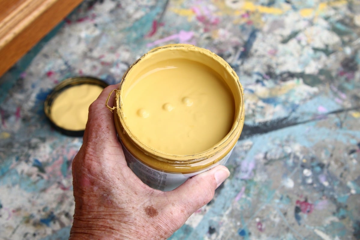 how to paint a Lane cedar chest (4)