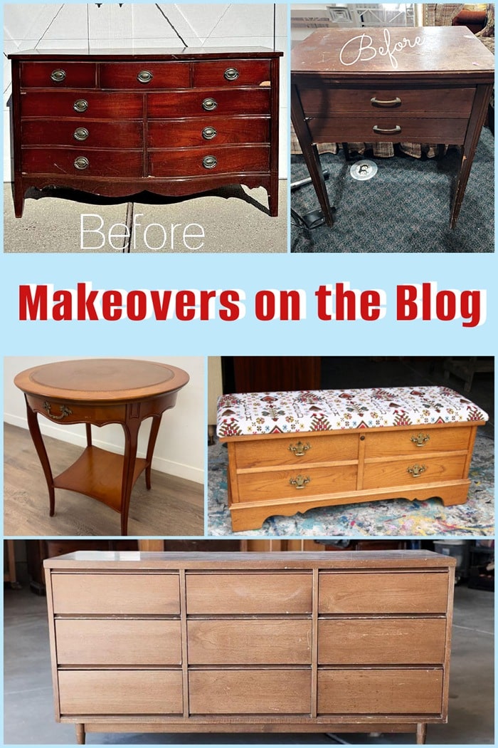 thrift store makeovers on the blog