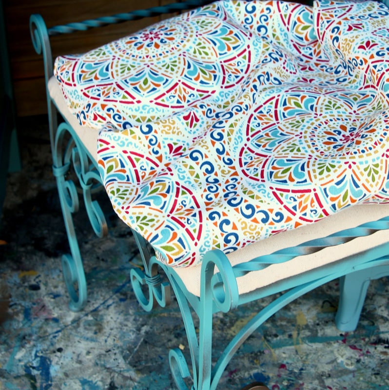 fabric to recover stool seat