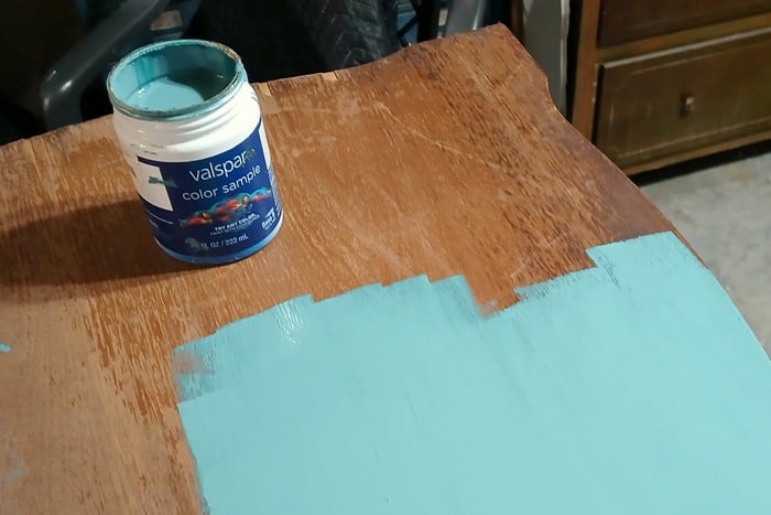 sample oops paint from Valspar