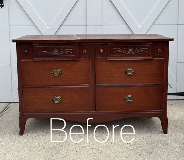furniture makeover by Confessions of a Serial DIYer for Furniture Fixer Upper Tour