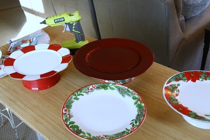 how to create cake or food stands with dishes from Dollar Tree, TJMaxx And thrift stores (1)