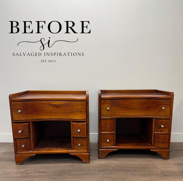 how to refinish wood furniture by Salvaged Inspirations
