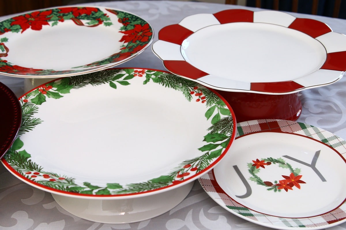 pretty cake stands made with dishes from Dollar Tree, TJMAXX, and thrift stores (4)