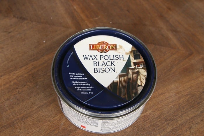 Liberon wax for refreshing furniture stain