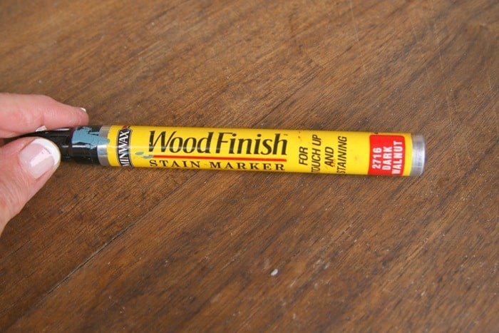 how to use a stain marker on furniture scratches