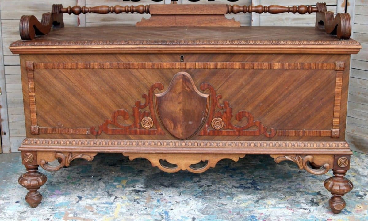 auction cedar chest