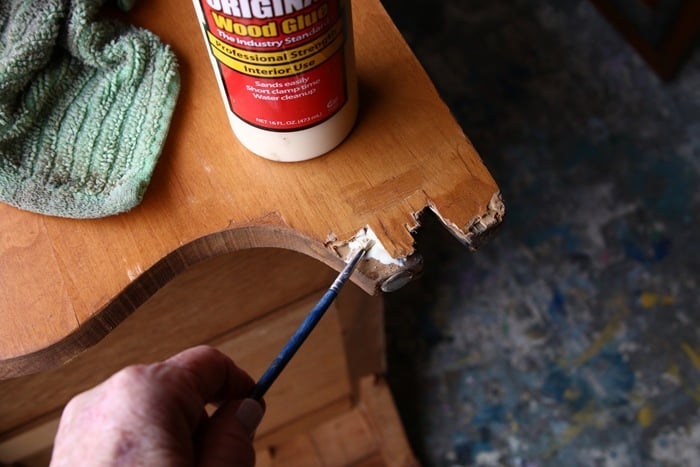 how to clean and repair furniture before painting it (10)