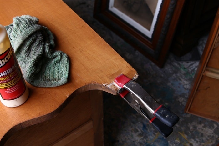 how to clean and repair furniture before painting it (11)