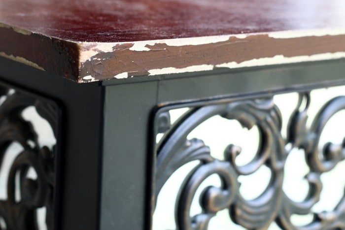 MDF table top damage