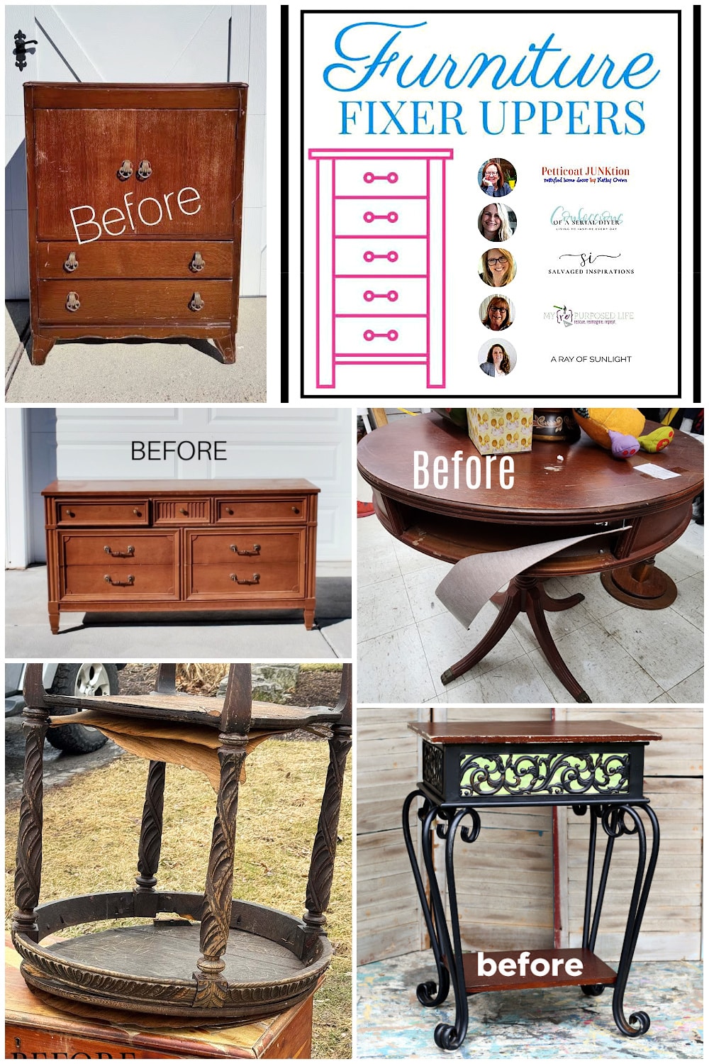 furniture fixer upper furniture makeovers before