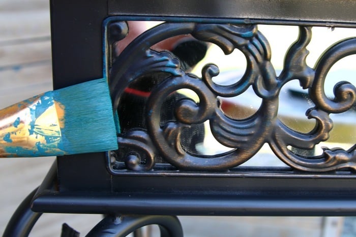 how to dry brush furniture