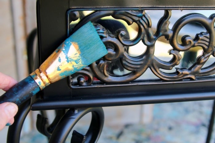 how to dry brush metal or other surfaces