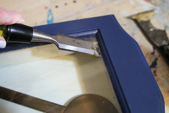 how to remove paint from glass