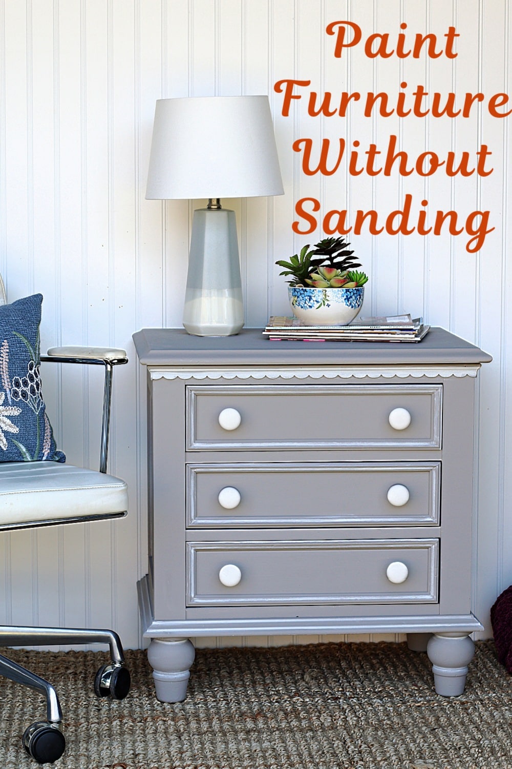 paint any furniture without sanding