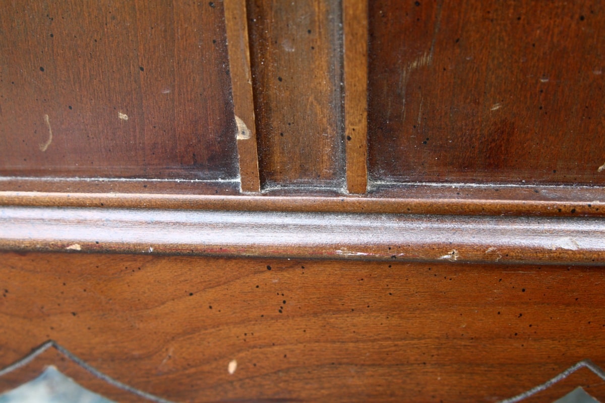 furniture prep for a cedar chest before painting