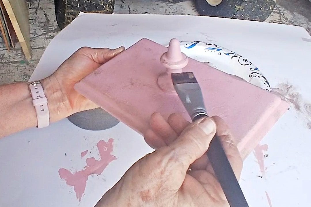 how to dry brush paint home decor