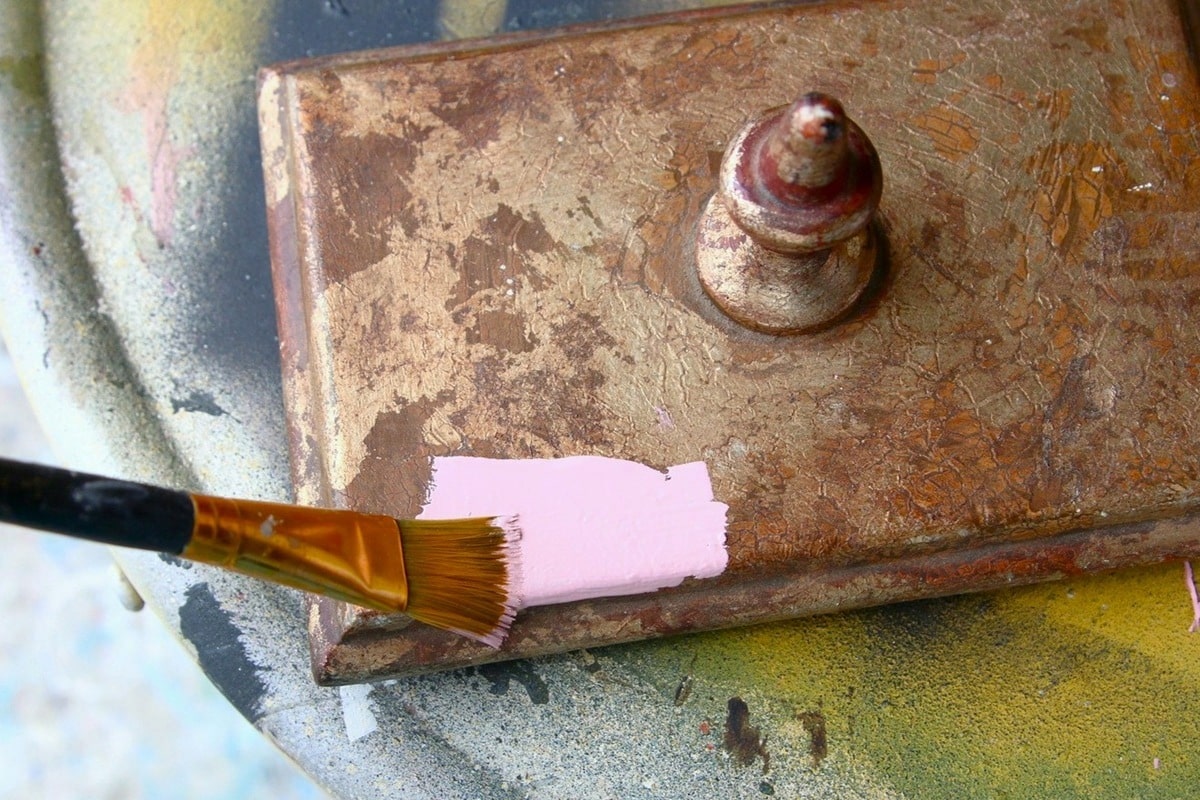 how to paint thrift store finds