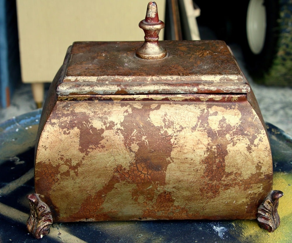 outdated trinket or keepsake box