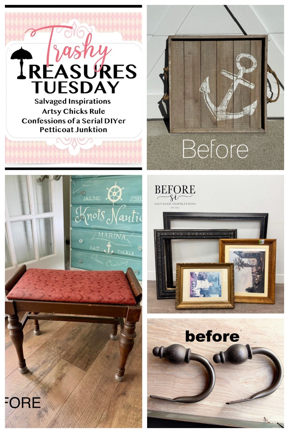 trashy treasures tuesday makeover projects