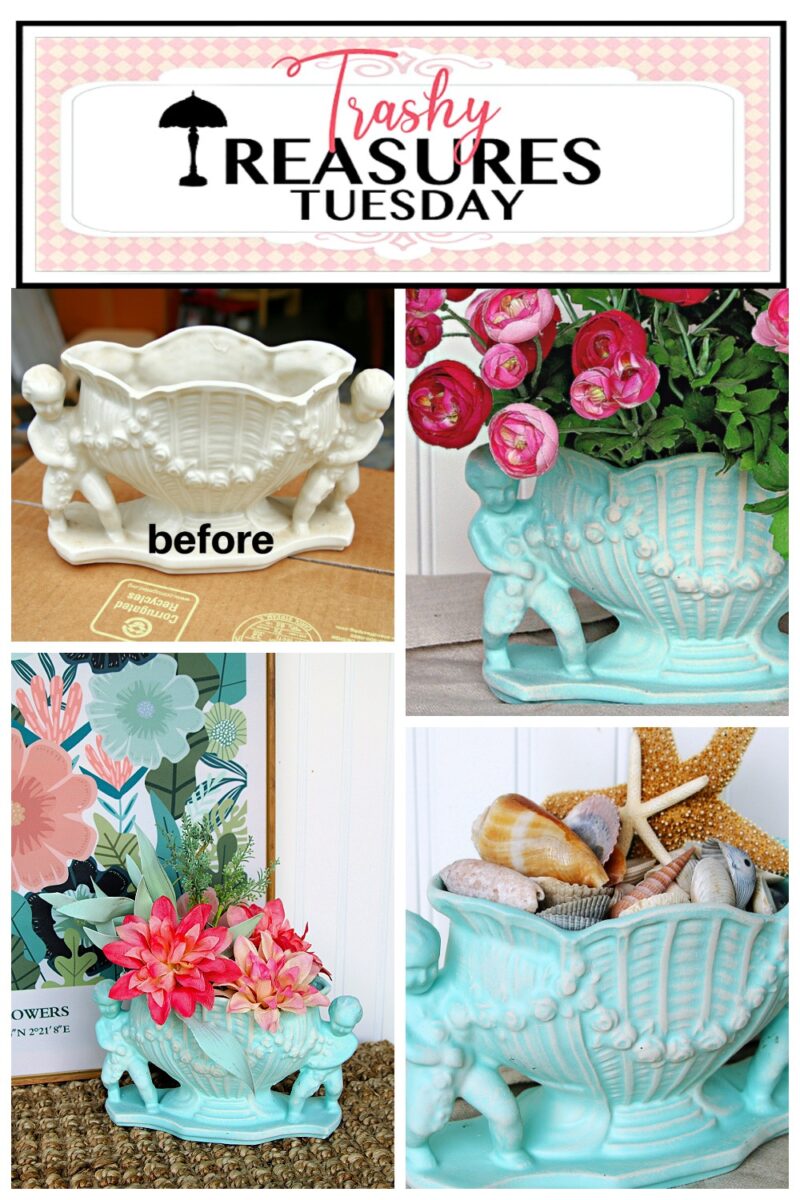 How To Spray Paint Vintage Decor