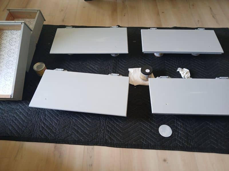bonding boss primer applied to cabinets