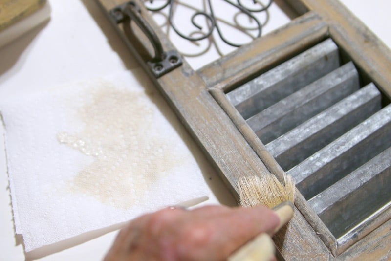 dry brushing decor