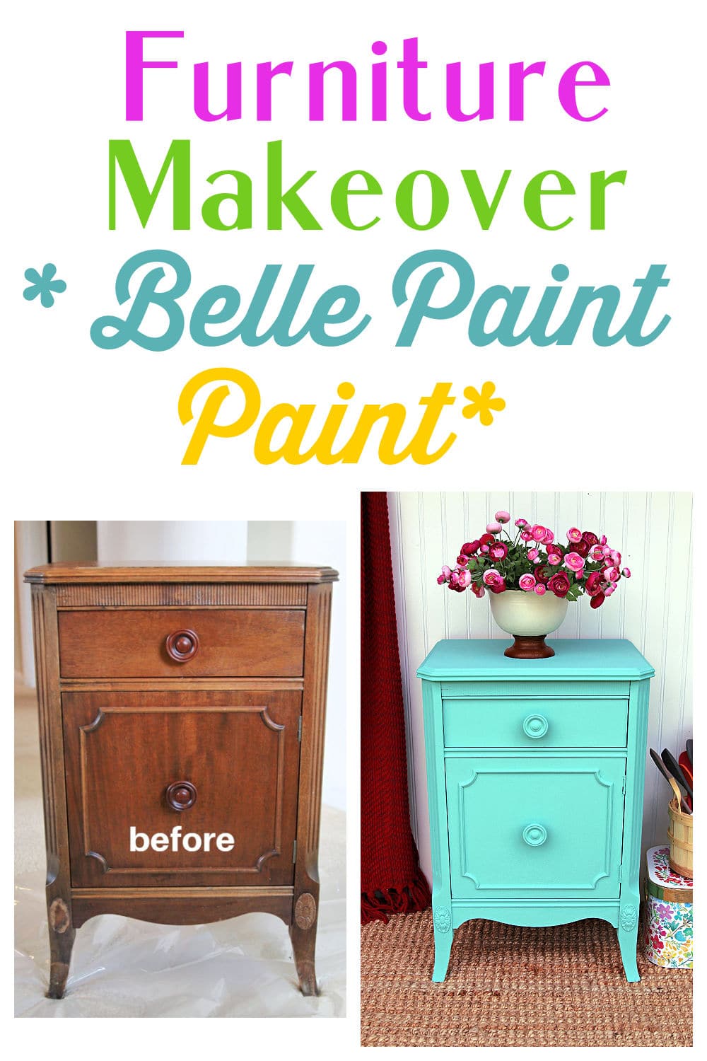 how to paint furnitrue with a coastal cottage vibe for the bedroom
