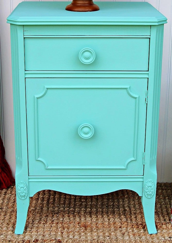 how to paint wood furniture with chalk mineral paint and no sanding