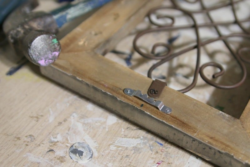 how to add a hanger to wall decor
