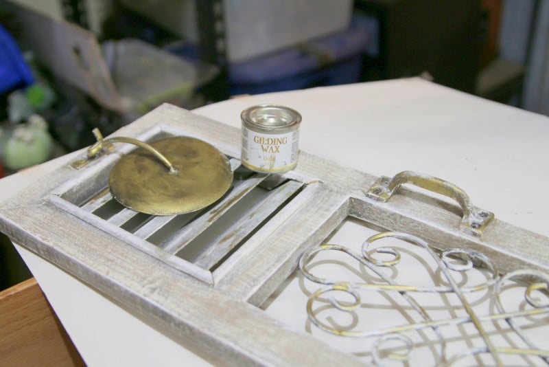 gold gilding wax project
