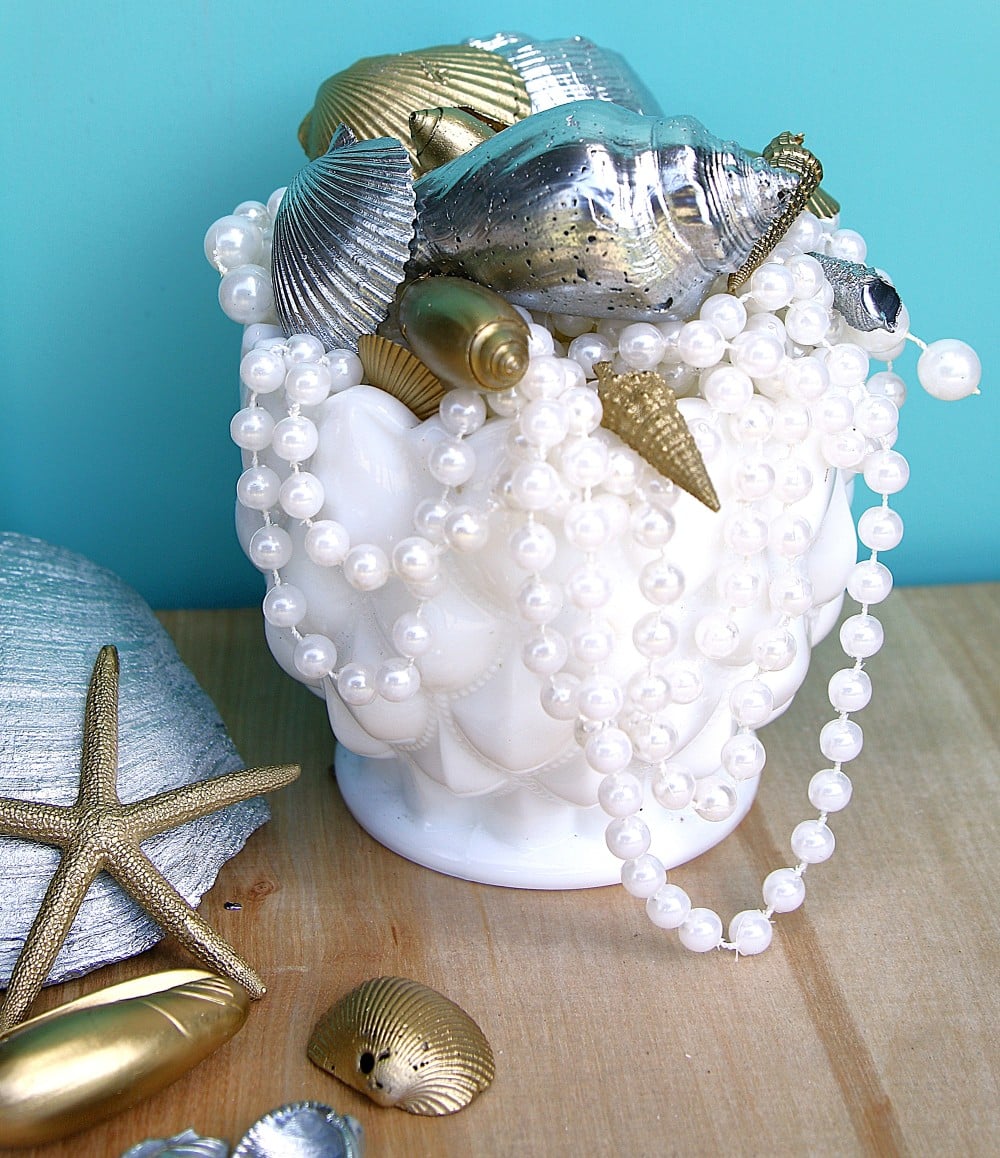 metallic seashells 