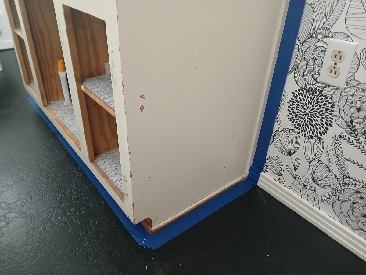 how to paint a bathroom vanity