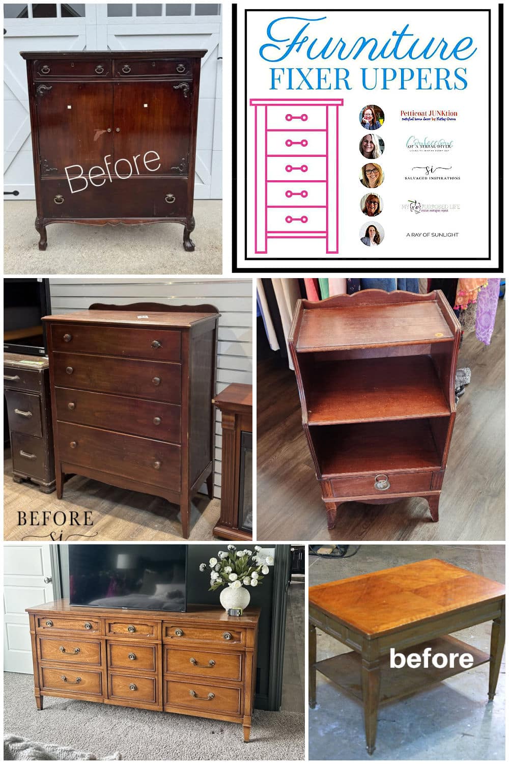 furniture fixer upper makeovers before photos