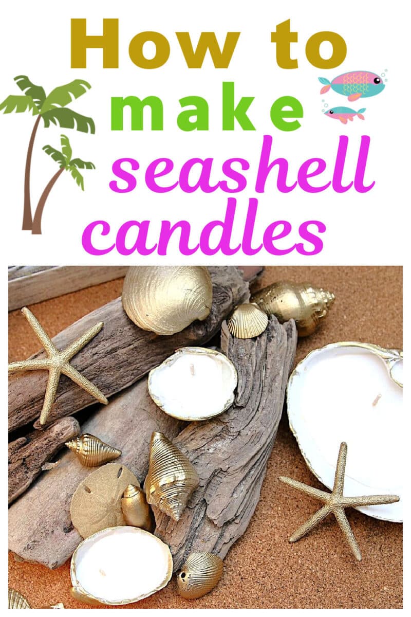 how to make seashell candles