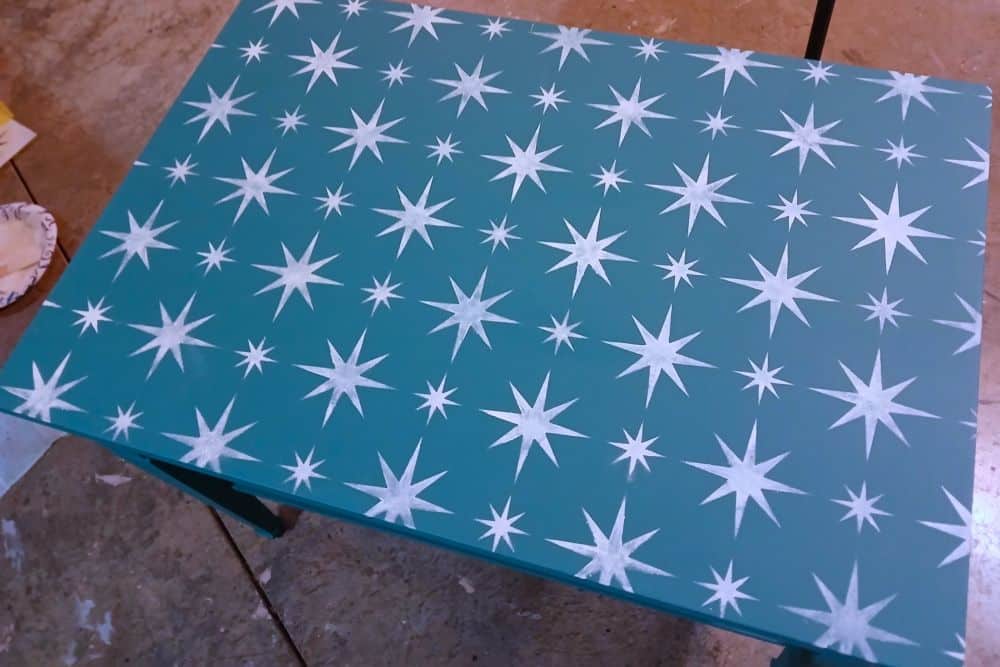 how to stencil atomic stars