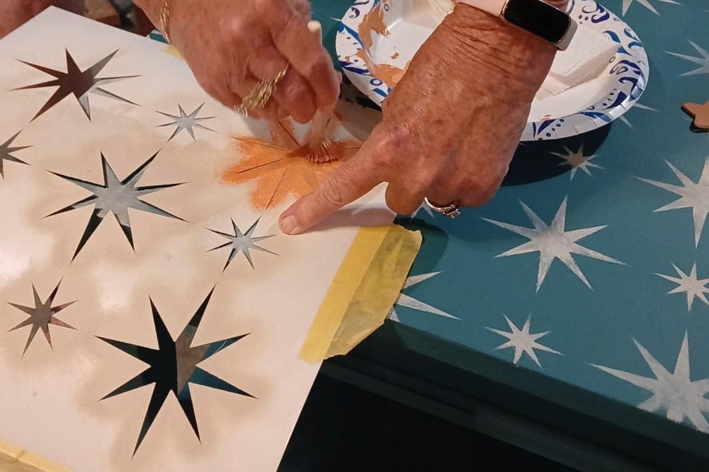 how to stencil furniture like a pro