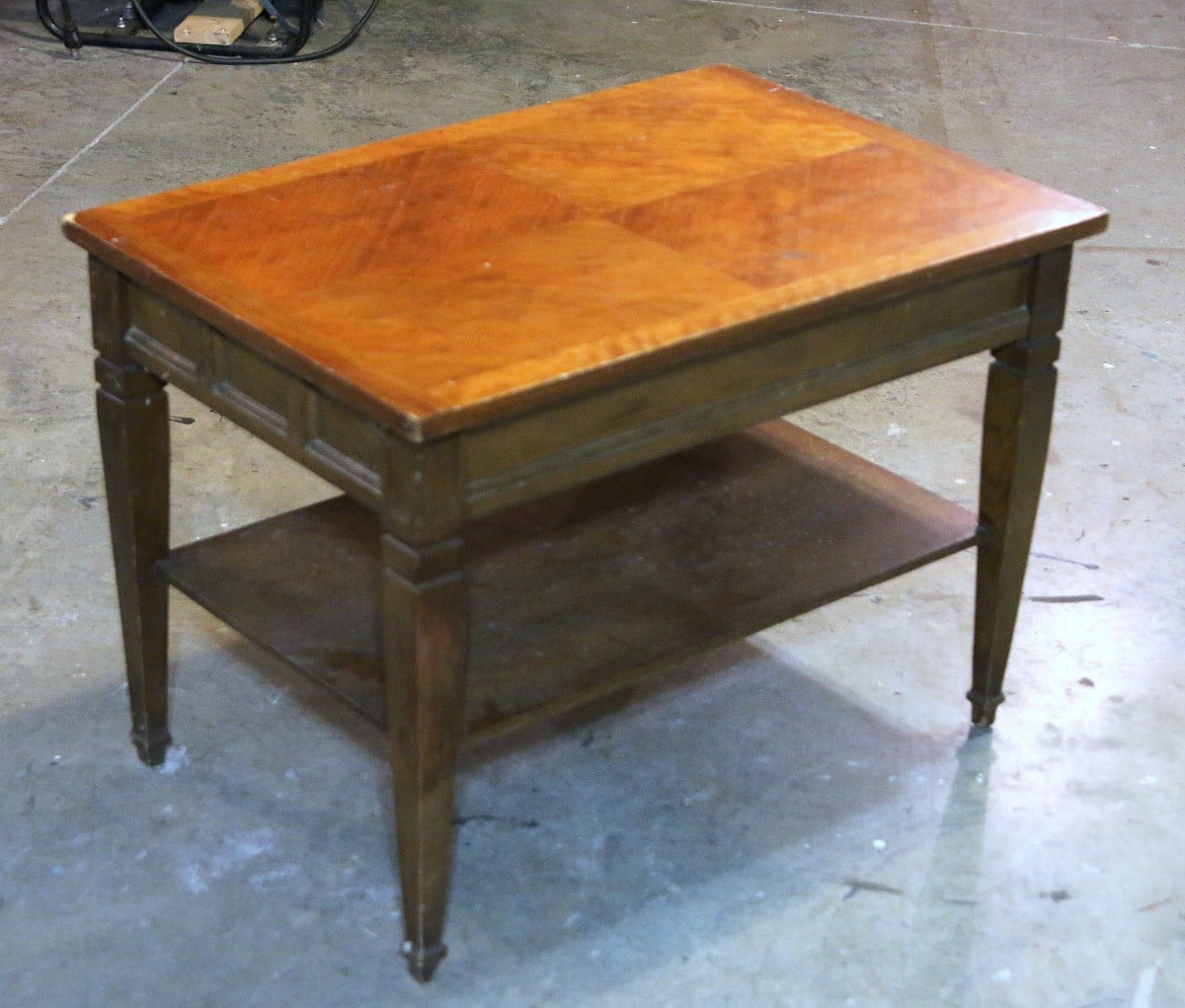 making repairs on a mid century modern side table (2) (Custom)